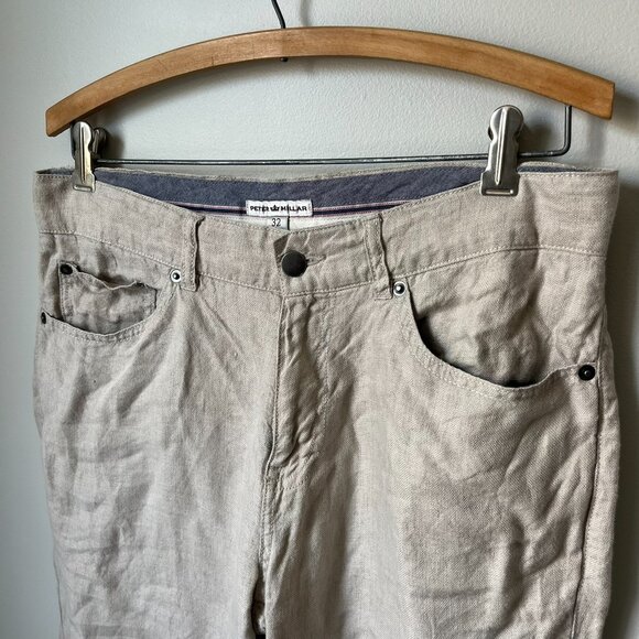 Peter Millar Linen Pants Men's 32 - Picture 2 of 6